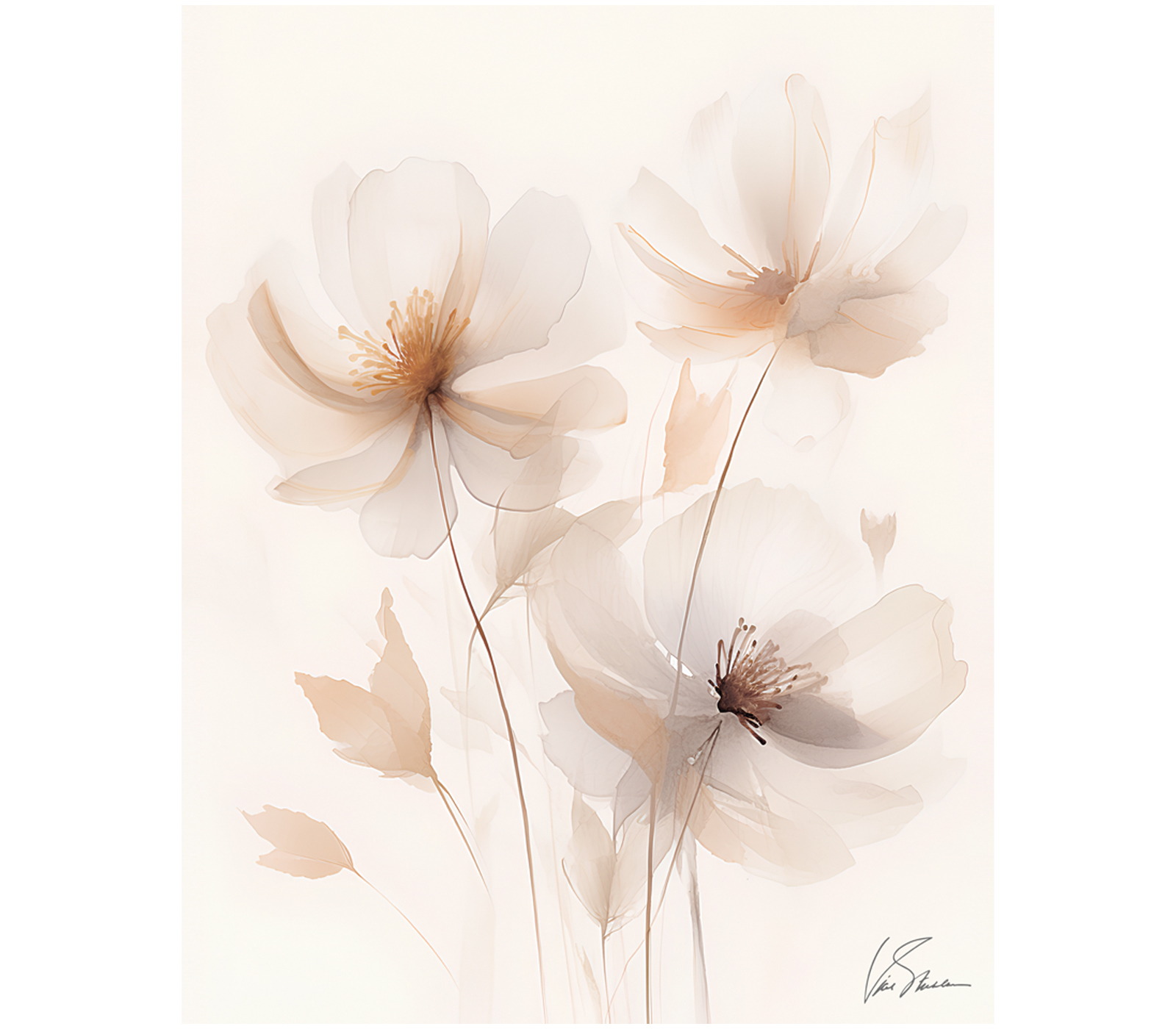 Картина на холсте FLOWERS арт.8246057