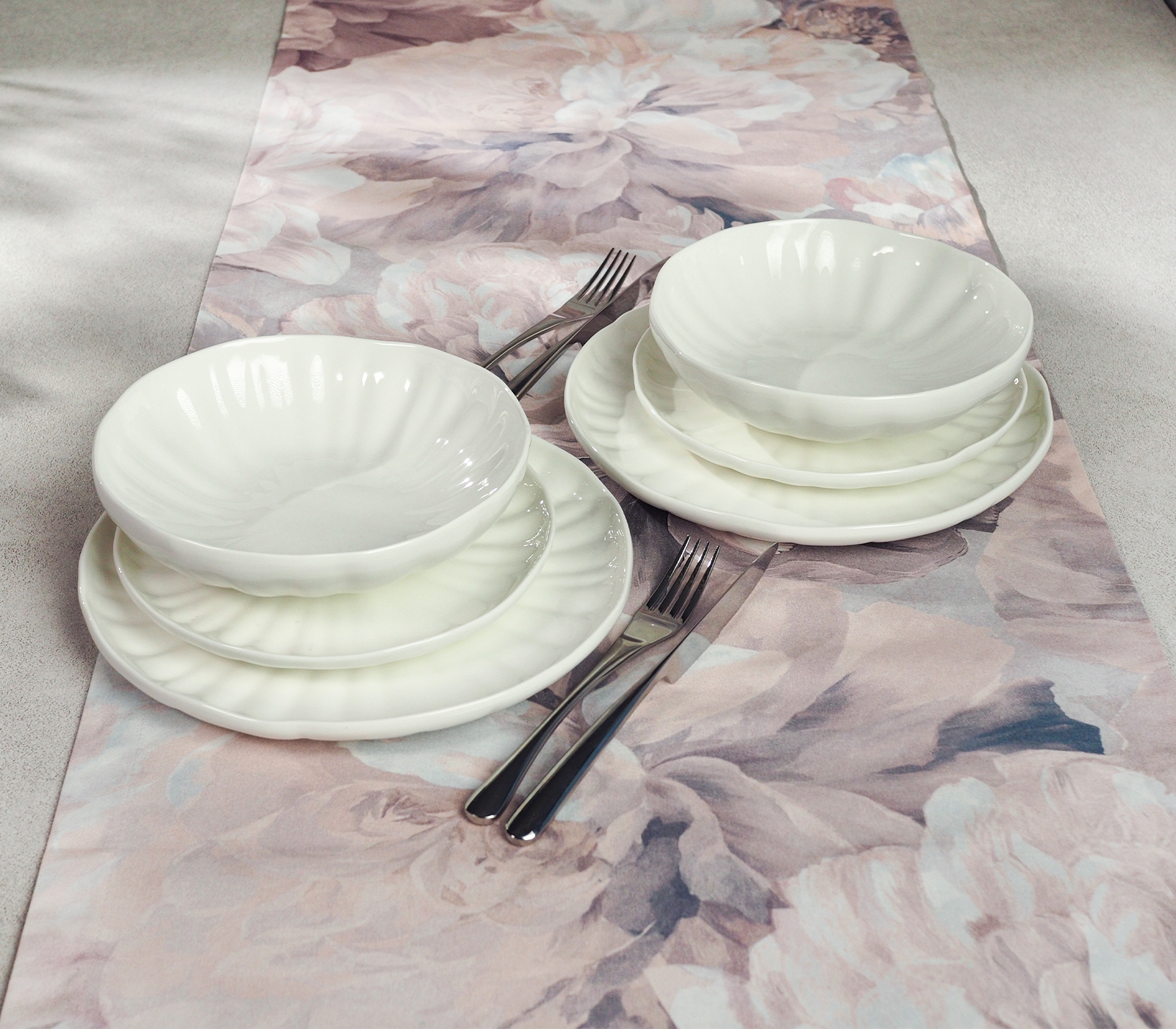 Набор тарелок LOTUS (белый) (скоро в наличии)