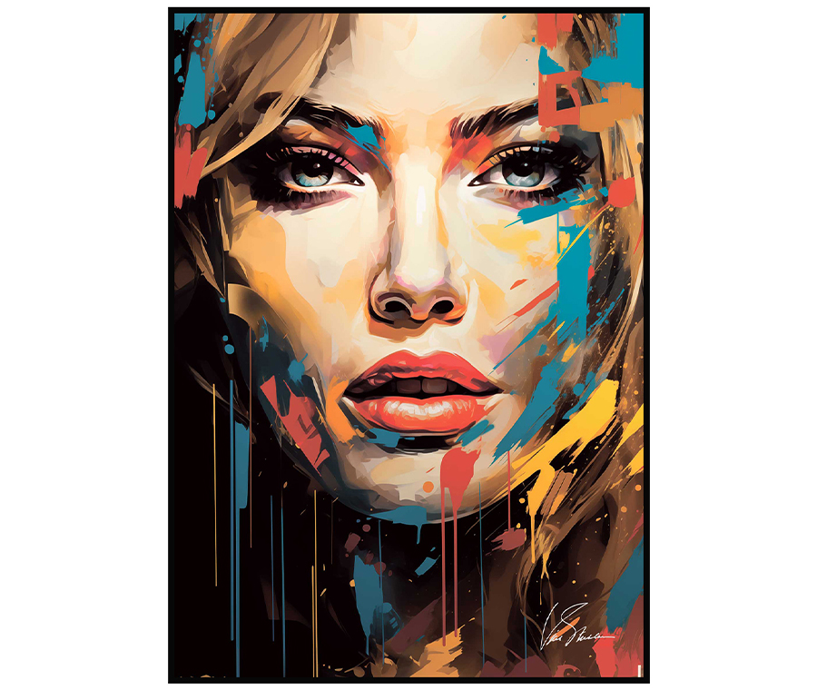 Картина на холсте в раме SHE арт.8257045