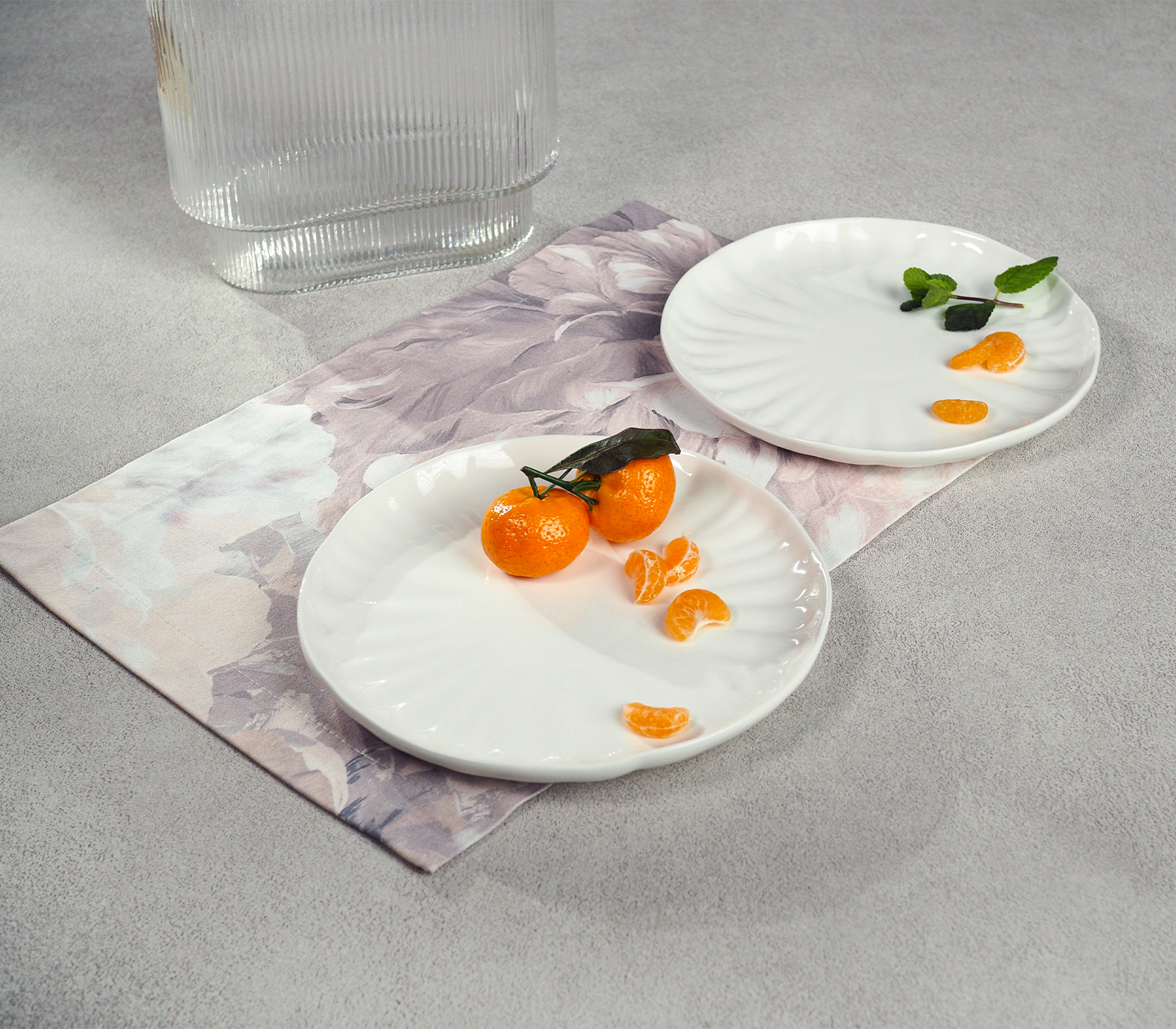 Набор тарелок закусочных LOTUS (белый) (скоро в наличии)