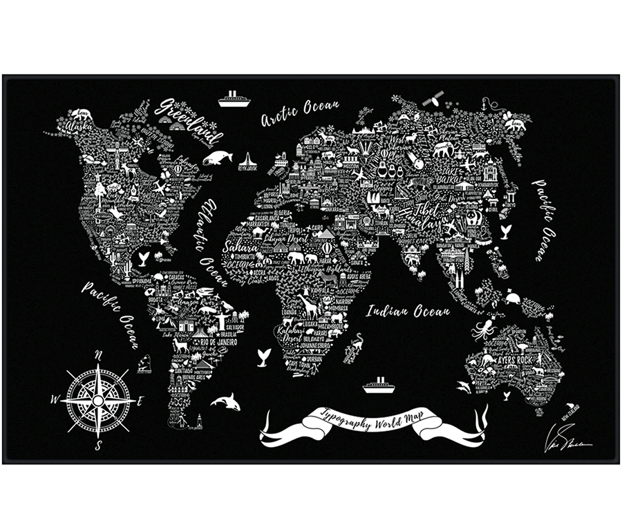 Картина на холсте в раме MAPS арт.8257058